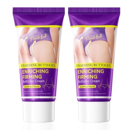 2PCS Butt Belly Firming Enhancement Cream, Butt Enhancer, Sexy Hip Lift Up Buttock Enlargement Massage Cream for Women, Moisturizing Non-greasy Body Lotion for Butt & Stomach &...