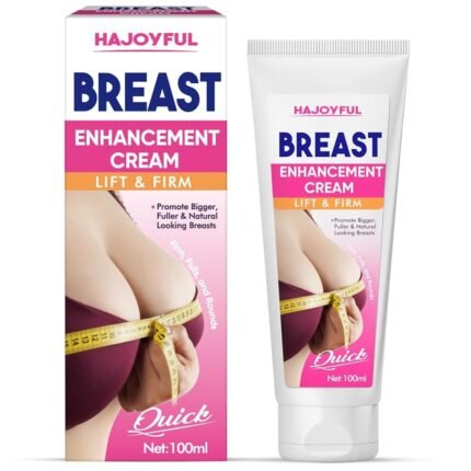 Breast-Enhancement-Cream, Fast Acting Formula for Breast Growth Lifting & Firming, Non-Greasy Cream for Visibly Fuller & Firmer Bust Line, Easy-to-Apply