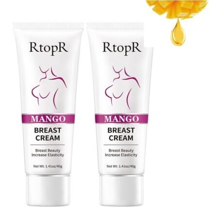 Breast Enhancement Cream - Powerful Lifting & Plumping Formula for Breast Growth & Enlargement - Upsize Cream for Bust Increase & Pump Up Breast - Natural Bust Enhancement (2 Pack)