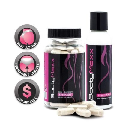 Cream and Pills Kit - Glute Enhancement Cream - Natural Cream Promoting a Bigger Butt for Women - Helps Reduce Cellulite and Supports Booty Growth