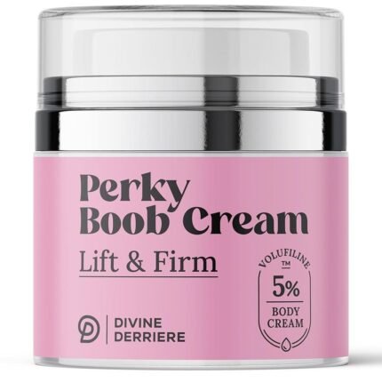 Divine Derriere Perky Body Cream - Lift & Firm Skin Tightening Cream for Body - Moisturizing Chest Firming Cream with Volufiline Helps Tighten Saggy Crepey Skin for a Perkier...