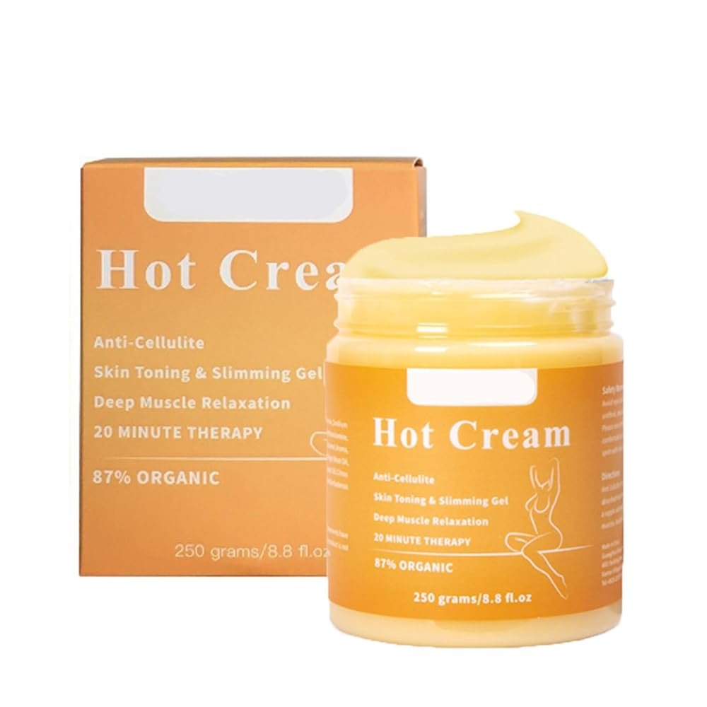 Hot Cream Cellulite and Fat Burner Body Slimming Cream for Belly Fat Burner Body Shape Anti Cellulite Body Wrap Cream for Weight Loss 250g/8.8fl.oz Hot Cream Cellulite and Fat Burner Body Slimming Cream for Belly Fat Burner Body Shape Anti Cellulite Body Wrap Cream for Weight Loss 250g/8.8fl.oz