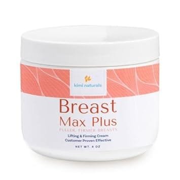 Kimi Naturals Breast Max Plus - Breast Enhancement Cream - Firming and Lifting Cream for Saggy Breast and Fast Growth - Breast Enlargement - 4 OZ