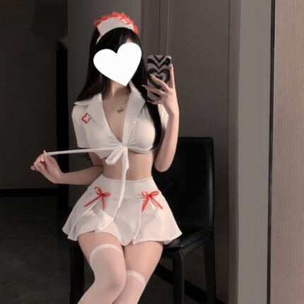 Sexy Lingerie And Nurse Uniform Set