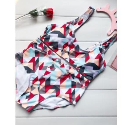 High Waist Vintage Bikini Set Swimsuit Bathing Suit Swimwear For Women