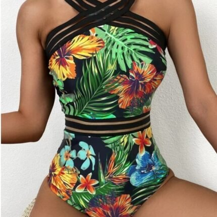 One-piece Printed Bikini